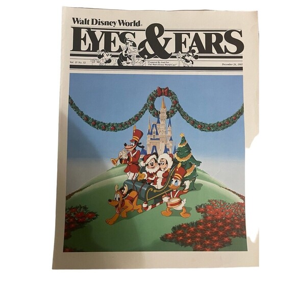 Disney Eyes & Ears 1985 Vol 15 #52/ 1986 Vol 16 #40/52 Walt Disney World 15th - Picture 4 of 12